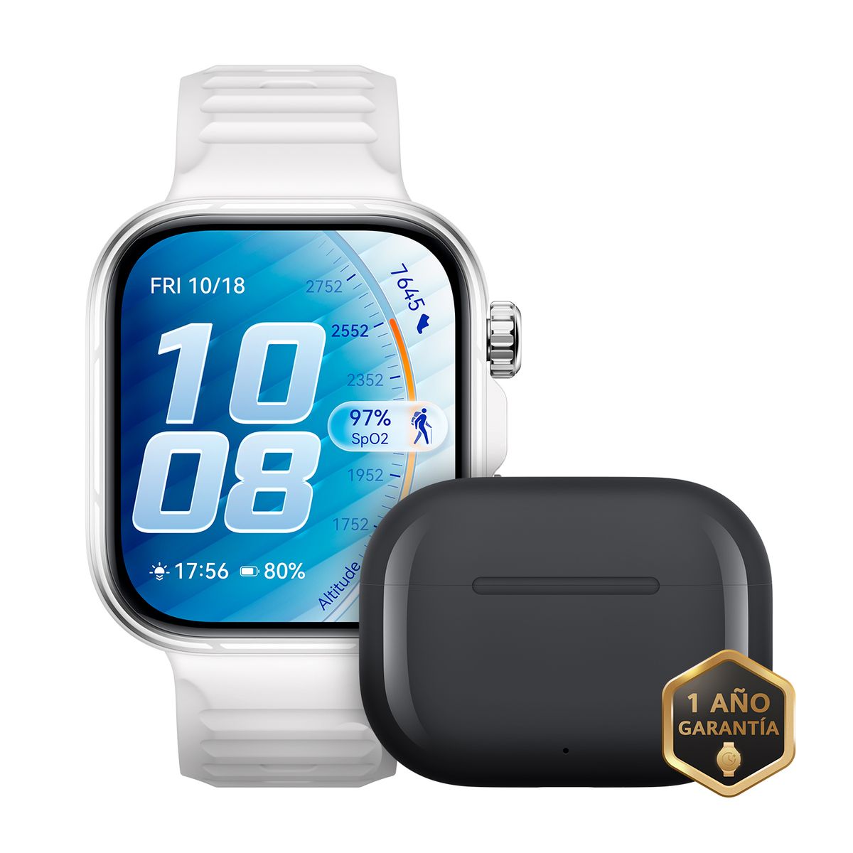 HUAWEI - Huawei Watch Fit 5 Pro-Blanco + Huawei Freebuds Se 4
