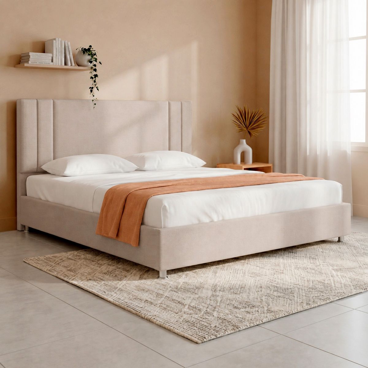 EKONOMODO COLOMBIA - Combo y Colchon King Lupe Beige
