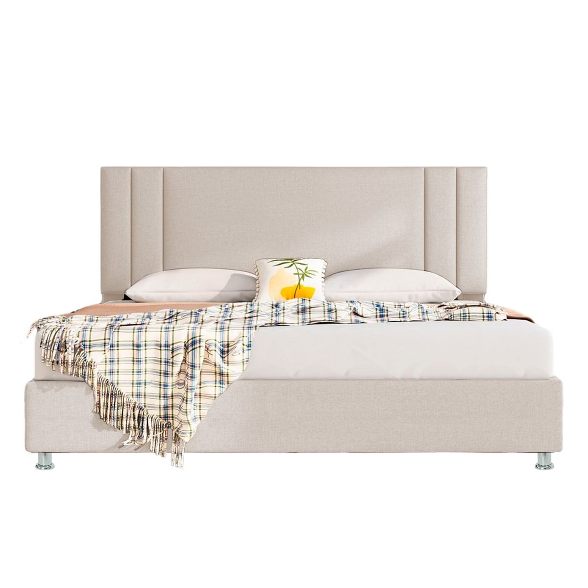 EKONOMODO COLOMBIA - Combo y Colchon King Lupe Beige
