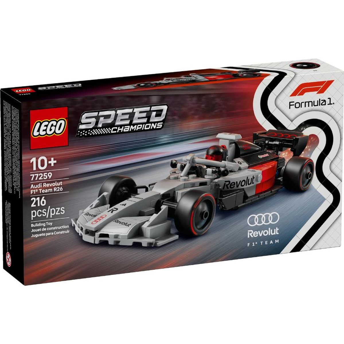 LEGO - Construcción Coche De Carreras Audi Revolut F1® Team R26