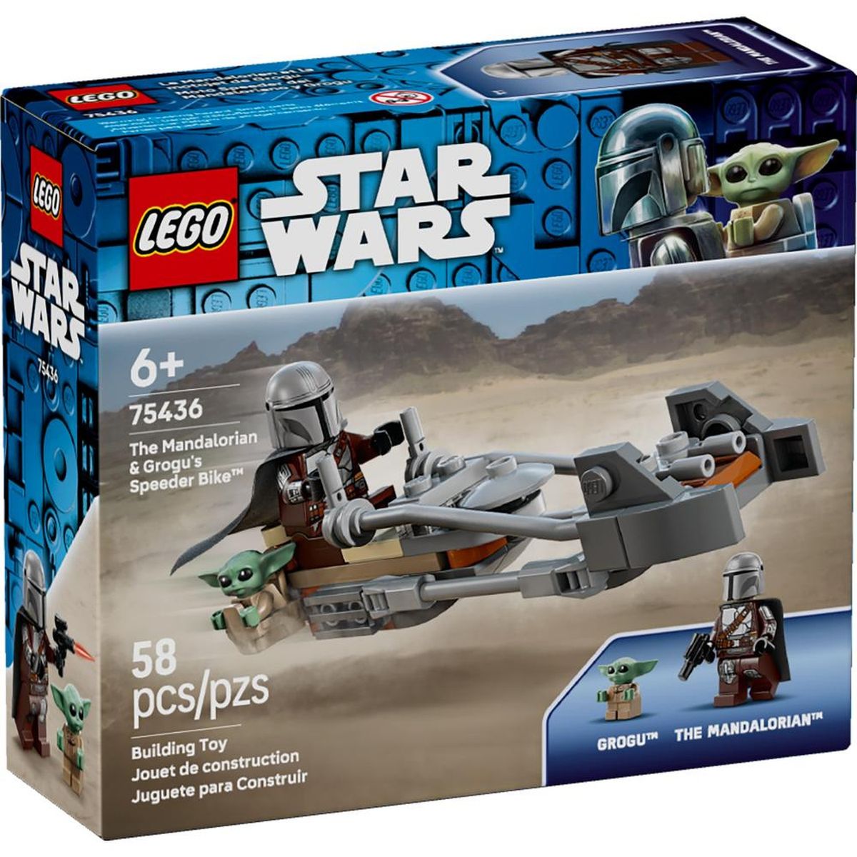 LEGO - Construcción Moto Speeder Del Mandaloriano Y Grogu