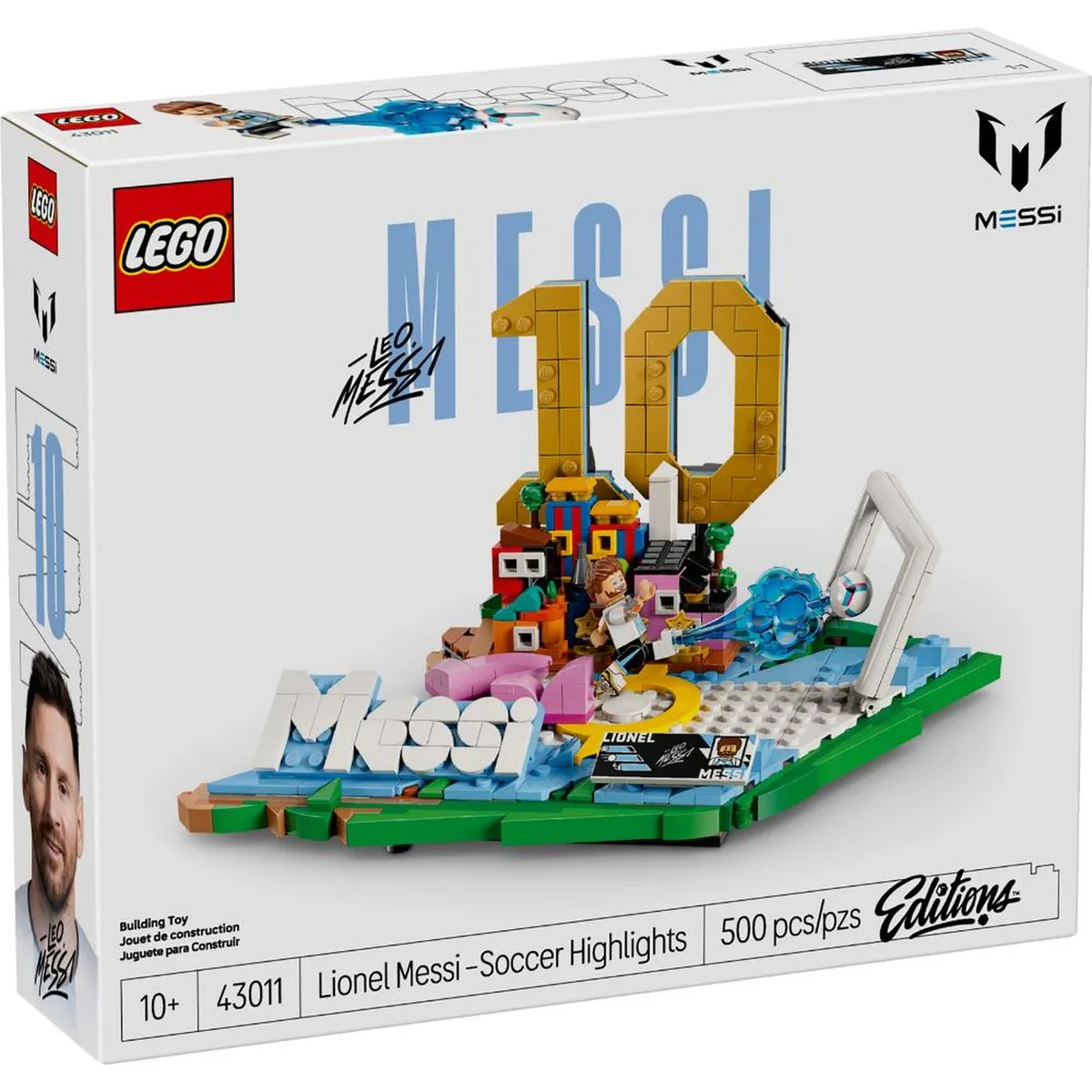 LEGO - Set de Lego Lionel Messi Fenómenos del Fútbol 500 piezas