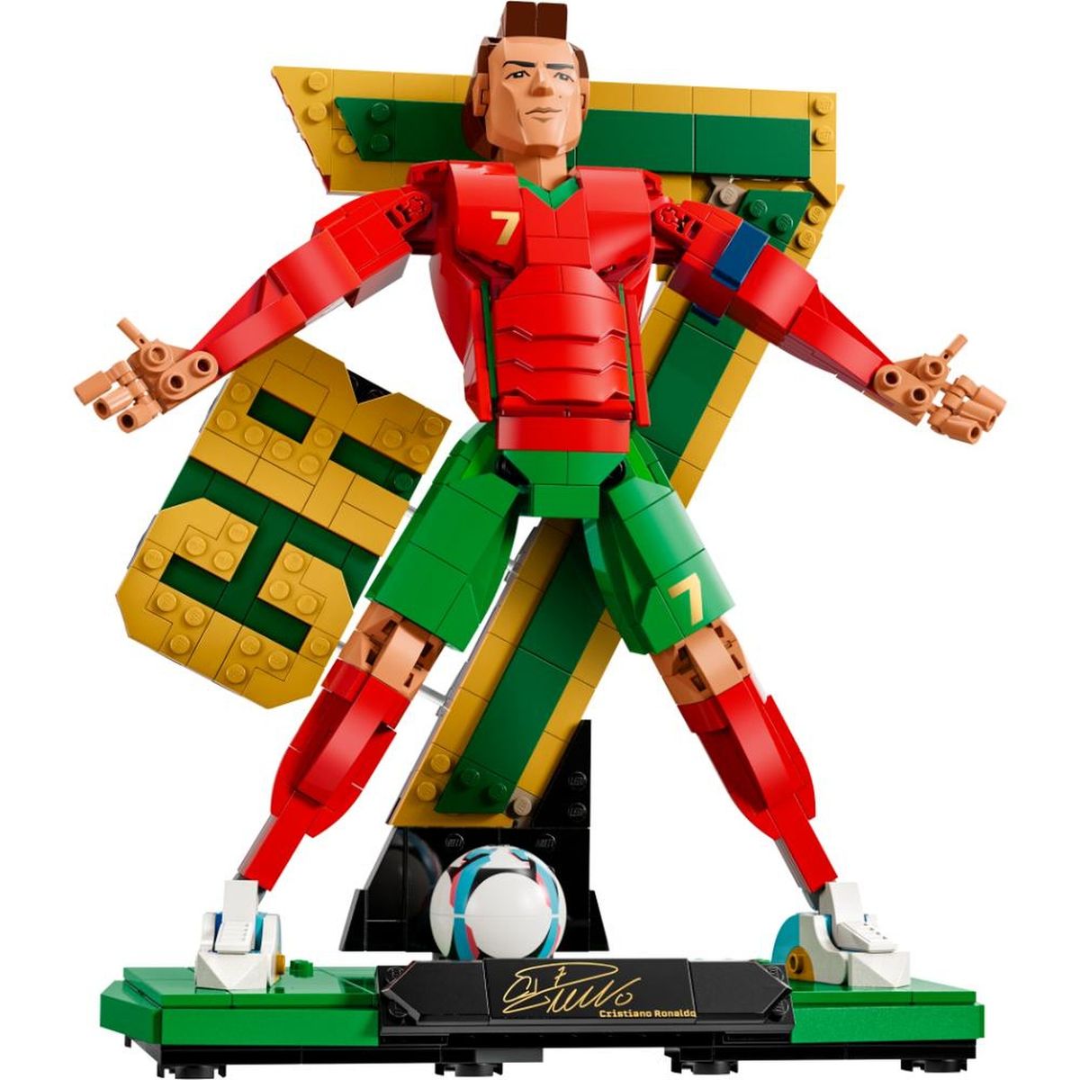 LEGO - Set de Lego Cristiano Ronaldo Leyenda del Fútbol 854 piezas