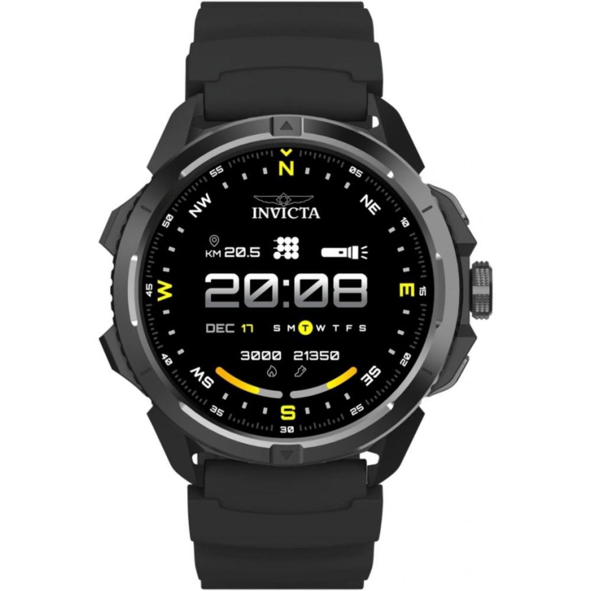 INVICTA - Reloj Invicta Unisex adulto I-Tech . Reloj Silicona Negro