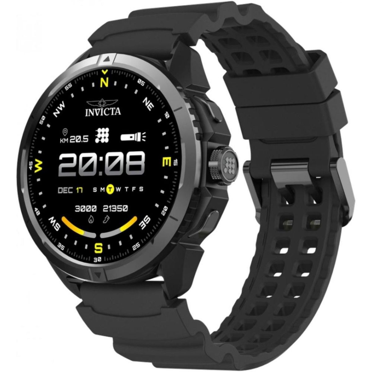 INVICTA - Reloj Invicta Unisex adulto I-Tech . Reloj Silicona Negro
