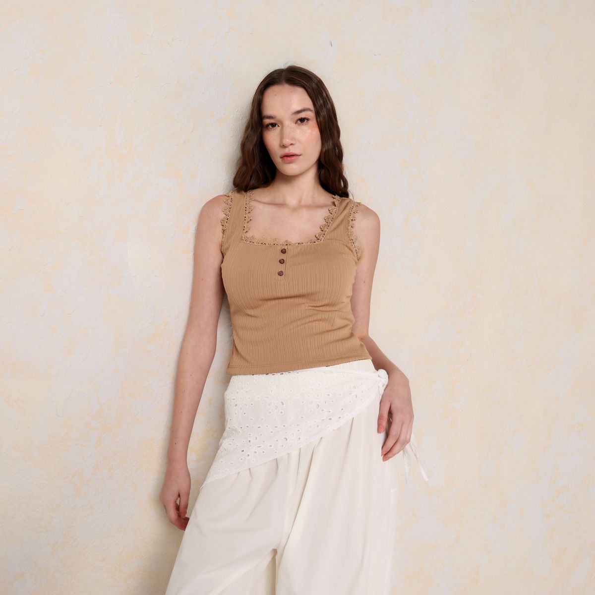 SYBILLA - Top Mujer Sin Mangas Sybilla