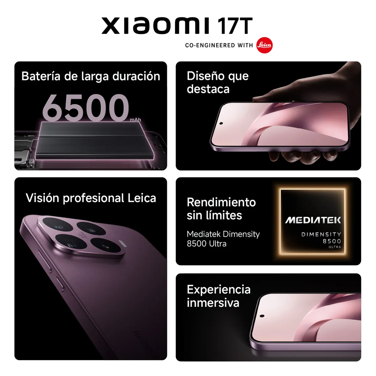 XIAOMI - Celular Xiaomi 17T | 5G | 512 GB | 12GB RAM + Tablet
