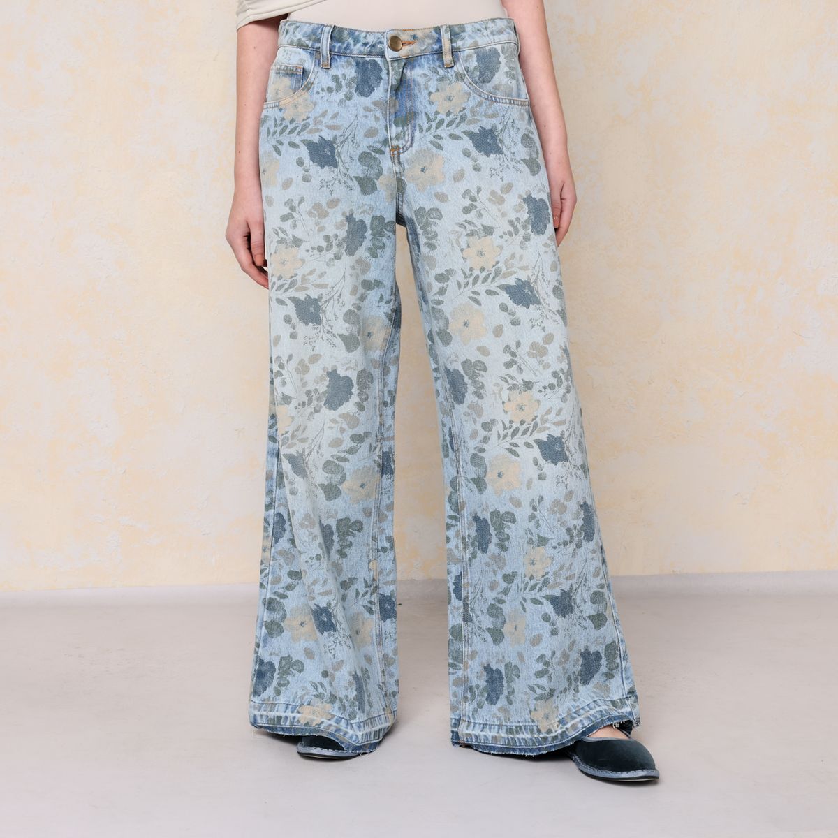 SYBILLA - Jean Mujer Estampado De Algodón Sybilla