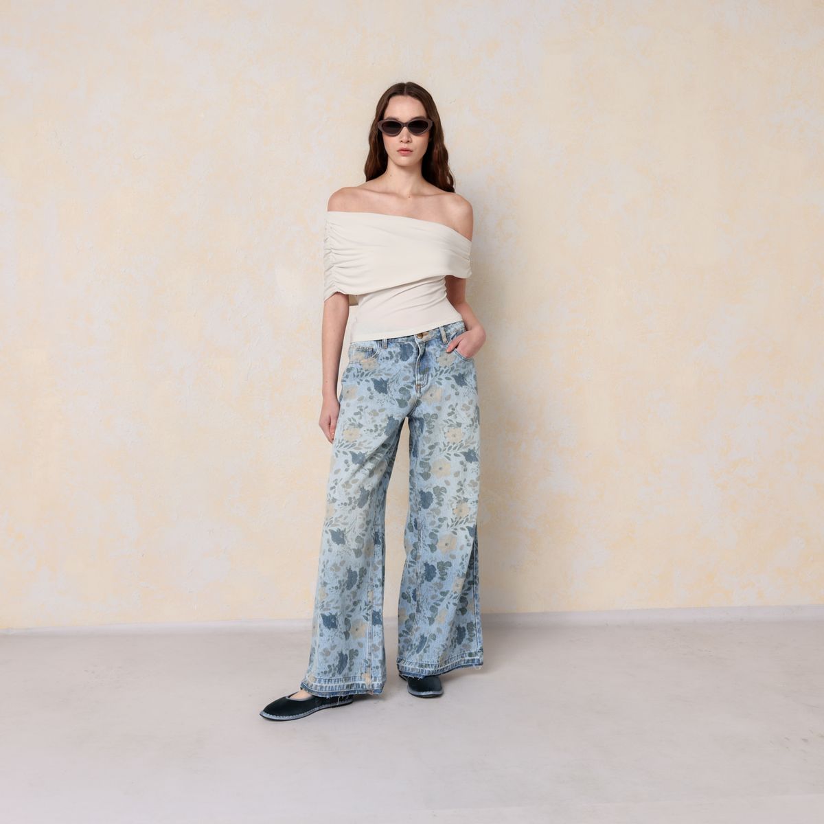 SYBILLA - Jean Mujer Estampado De Algodón Sybilla