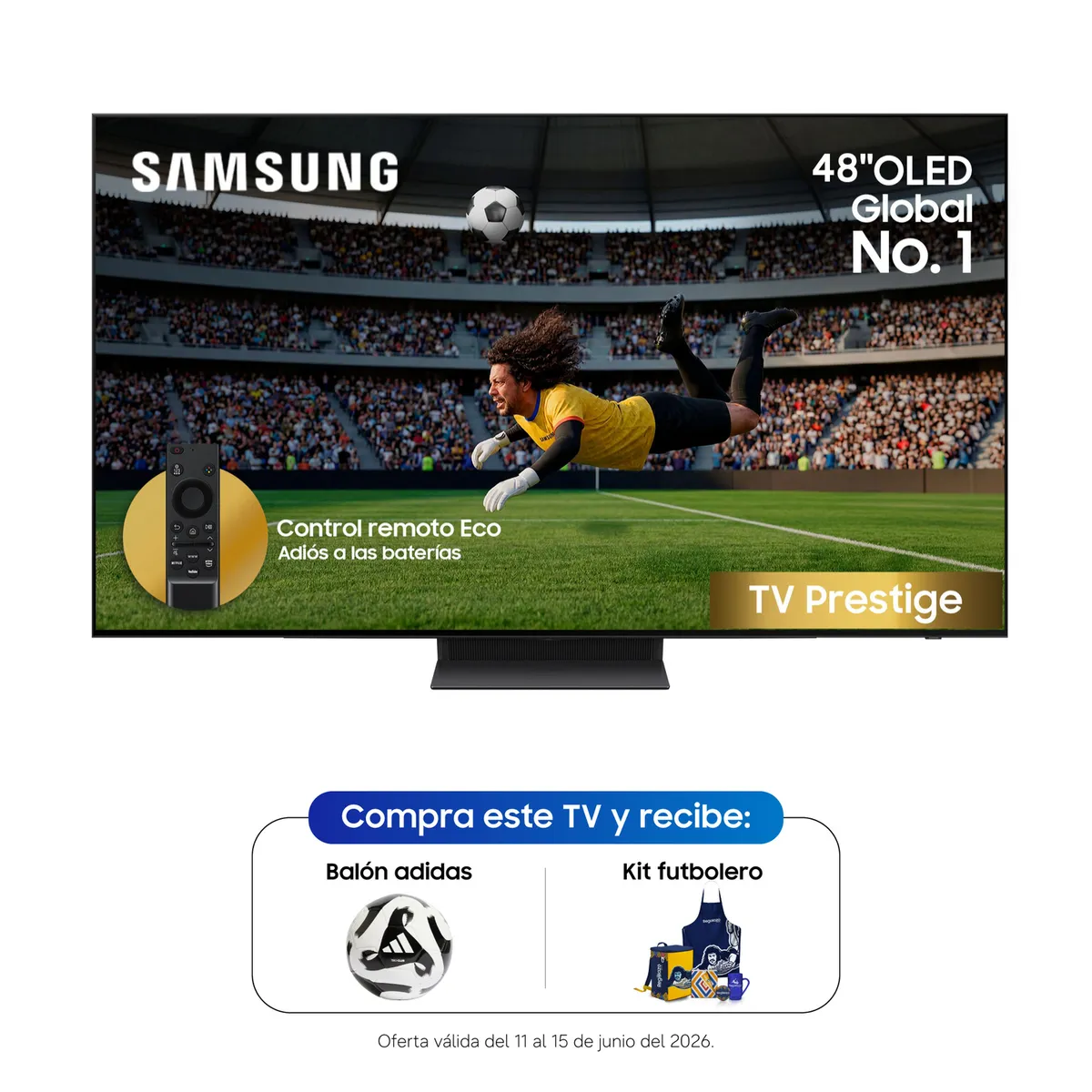 SAMSUNG - Televisor I 48 Pulgadas I OLED I QN48S90HAEXZL