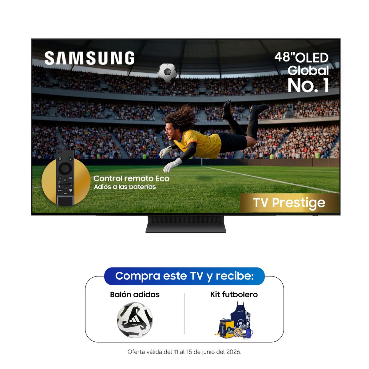 SAMSUNG - Televisor I 48 Pulgadas I OLED I QN48S90HAEXZL