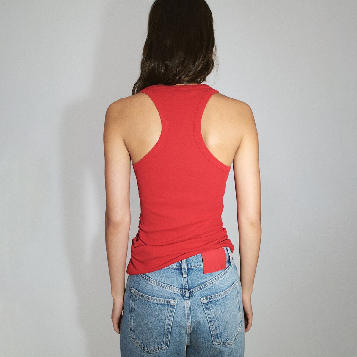 MANGO - Top Mujer Sin mangas de Algodón Mango