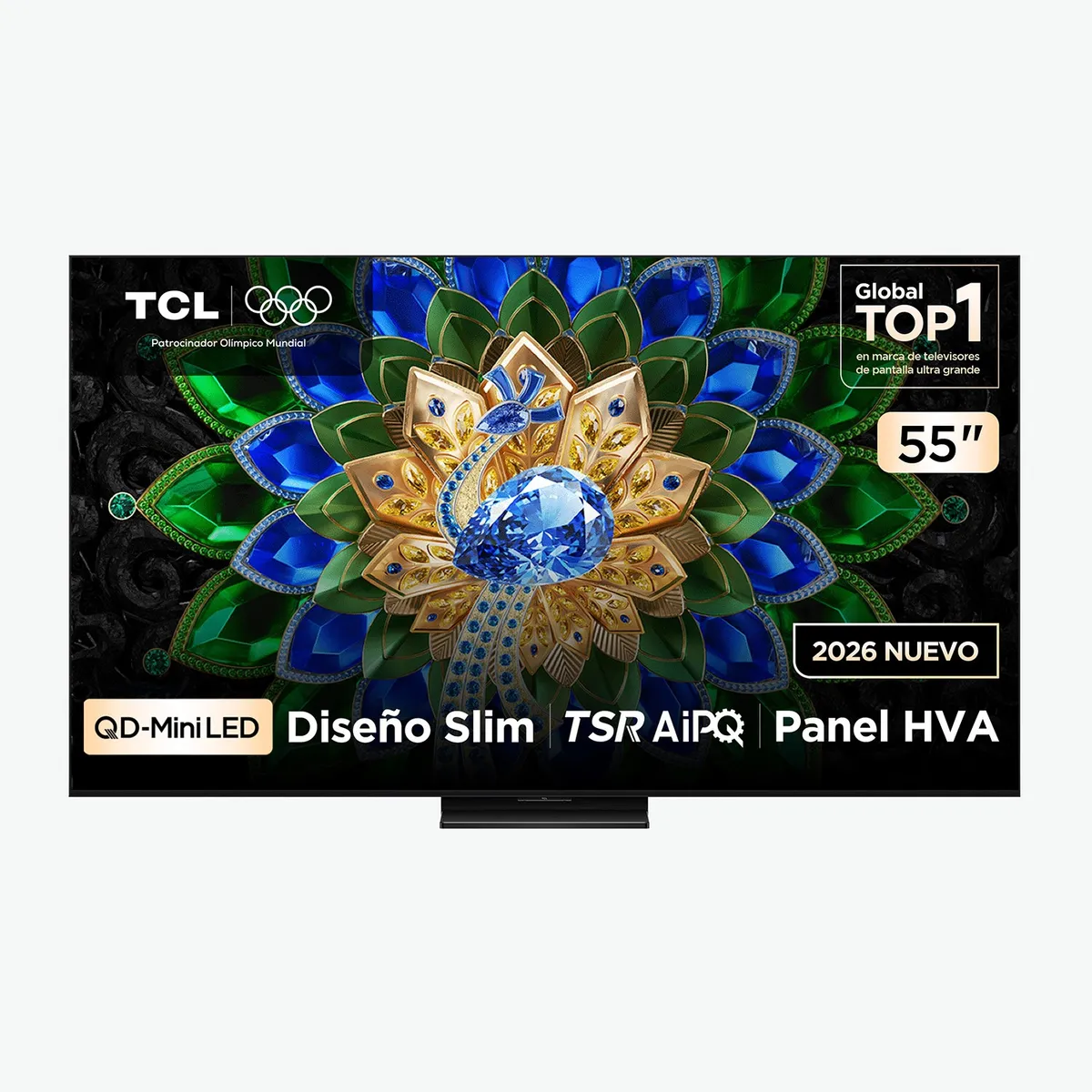 TCL - Televisor TCL | 55 pulgadas |4K UHD QD Mini LED |55A400U | Google TV