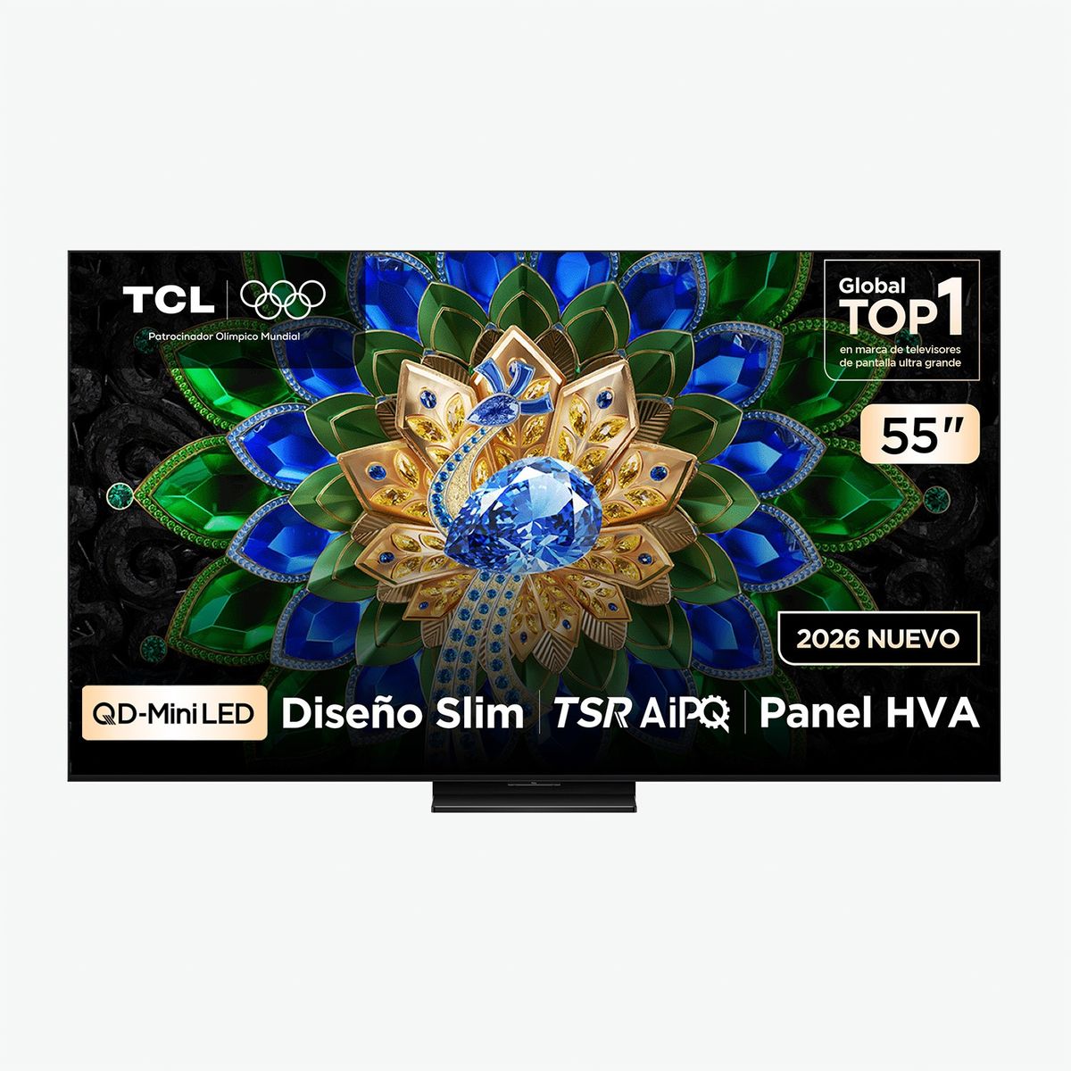 TCL - Televisor TCL | 55 pulgadas |4K UHD QD Mini LED |55A400U | Google TV