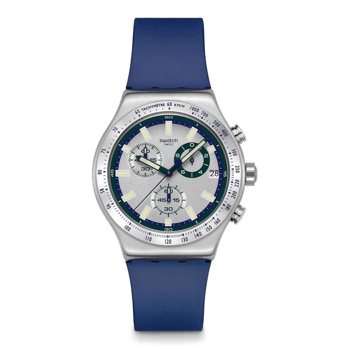 SWATCH - Relojes Swatch Unisex Blue Reflective. Reloj Silicona Azul YVS539