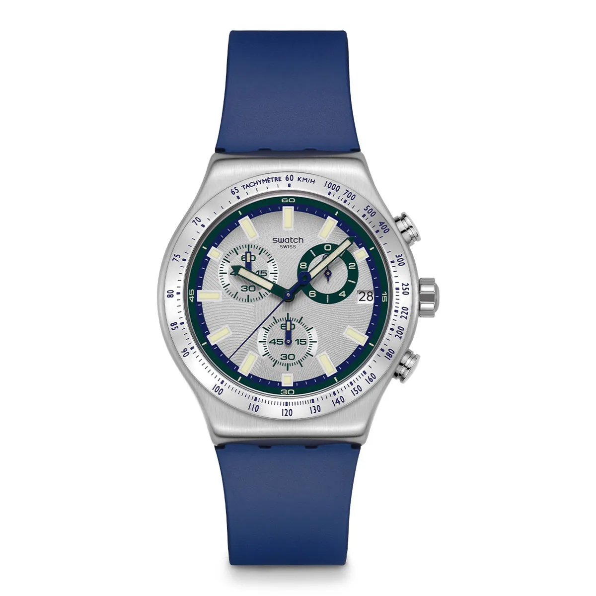 SWATCH - Relojes Swatch Unisex Blue Reflective. Reloj Silicona Azul YVS539