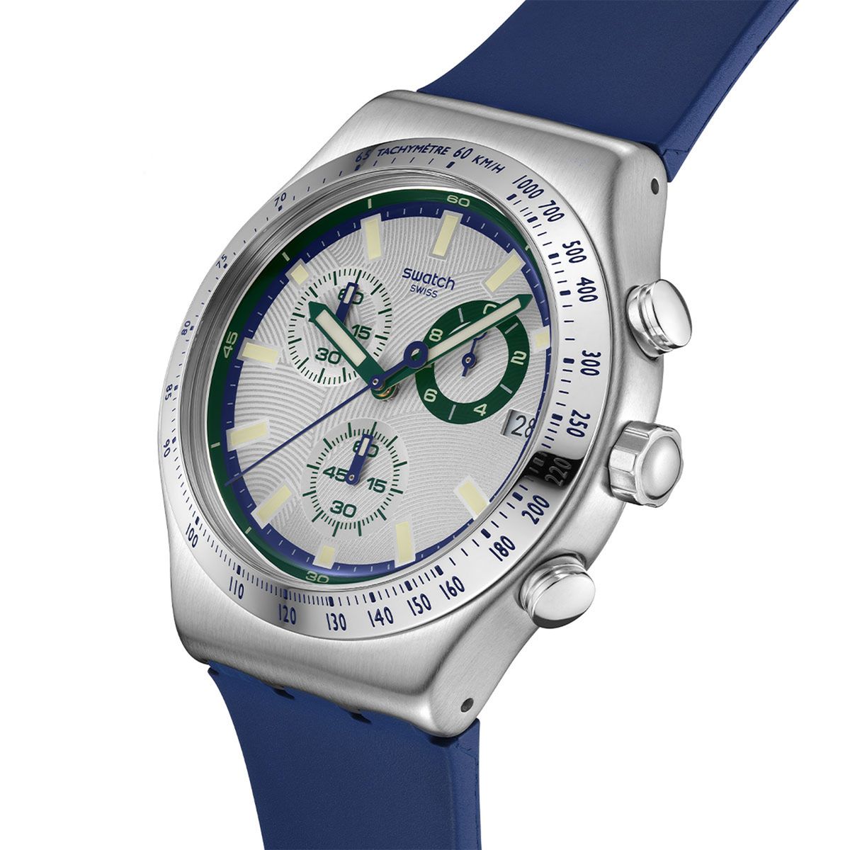 SWATCH - Relojes Swatch Unisex Blue Reflective. Reloj Silicona Azul YVS539