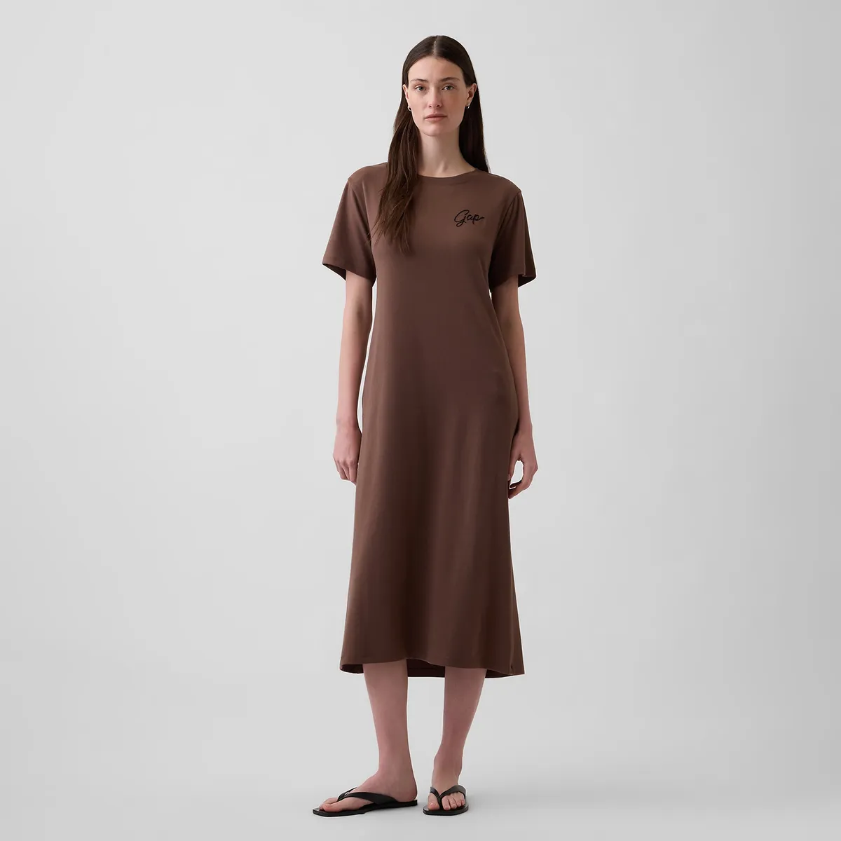 GAP - Vestido Medio Con Logo Para Mujer Gap