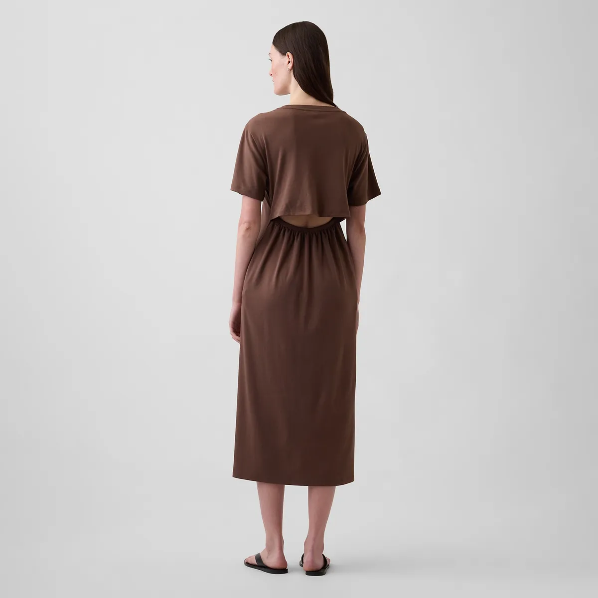 GAP - Vestido Medio Con Logo Para Mujer Gap
