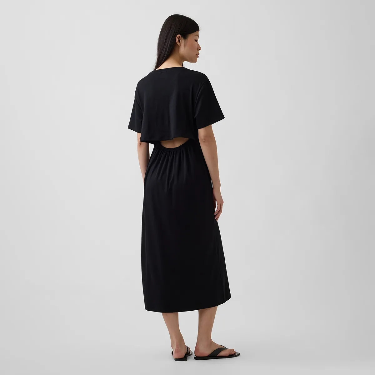 GAP - Vestido Medio Con Logo Para Mujer Gap