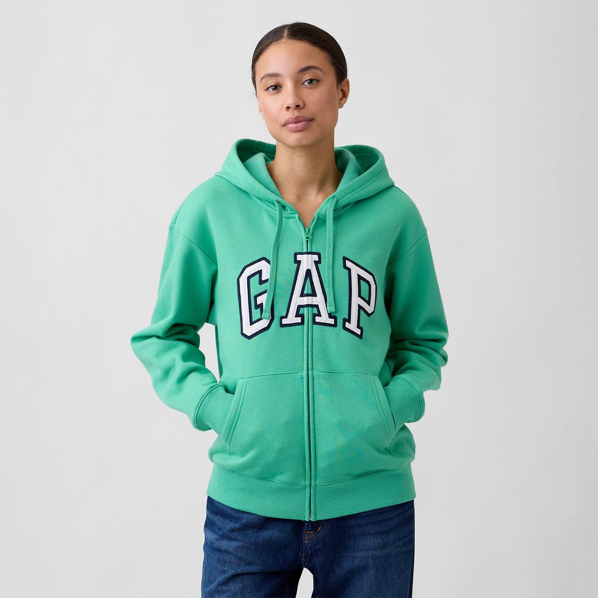 GAP - Hoodie Mujer con Estampado de Algodón Gap