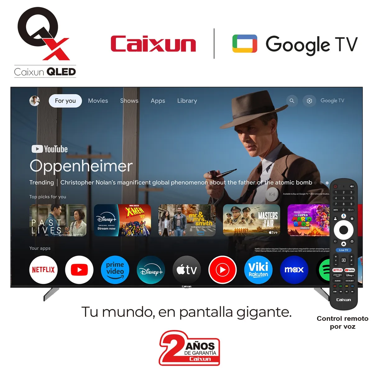 CAIXUN - Televisor Caixun | 100 pulgadas | 4K Ultra HD | C100VAUGQ