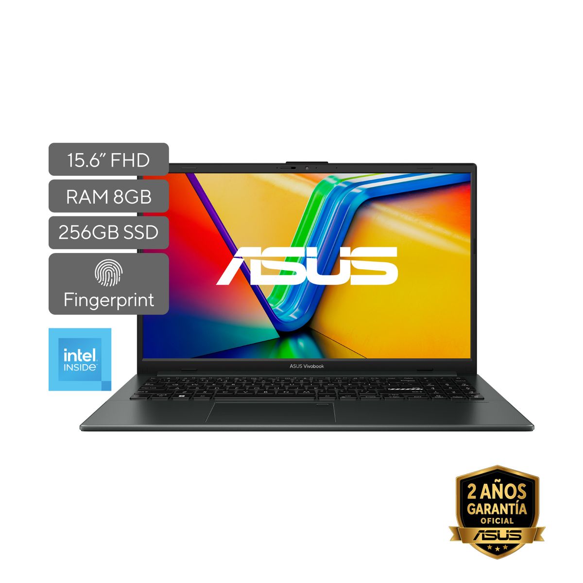 ASUS - Portátil ASUS Vivobook Go 15 |Intel N150 | LPDDR5 8GB|  256GB SSD de almacenamiento | Windows 11 Home|15.6 Pulgadas |E1504TA-BQ318W |  Computador portátil
