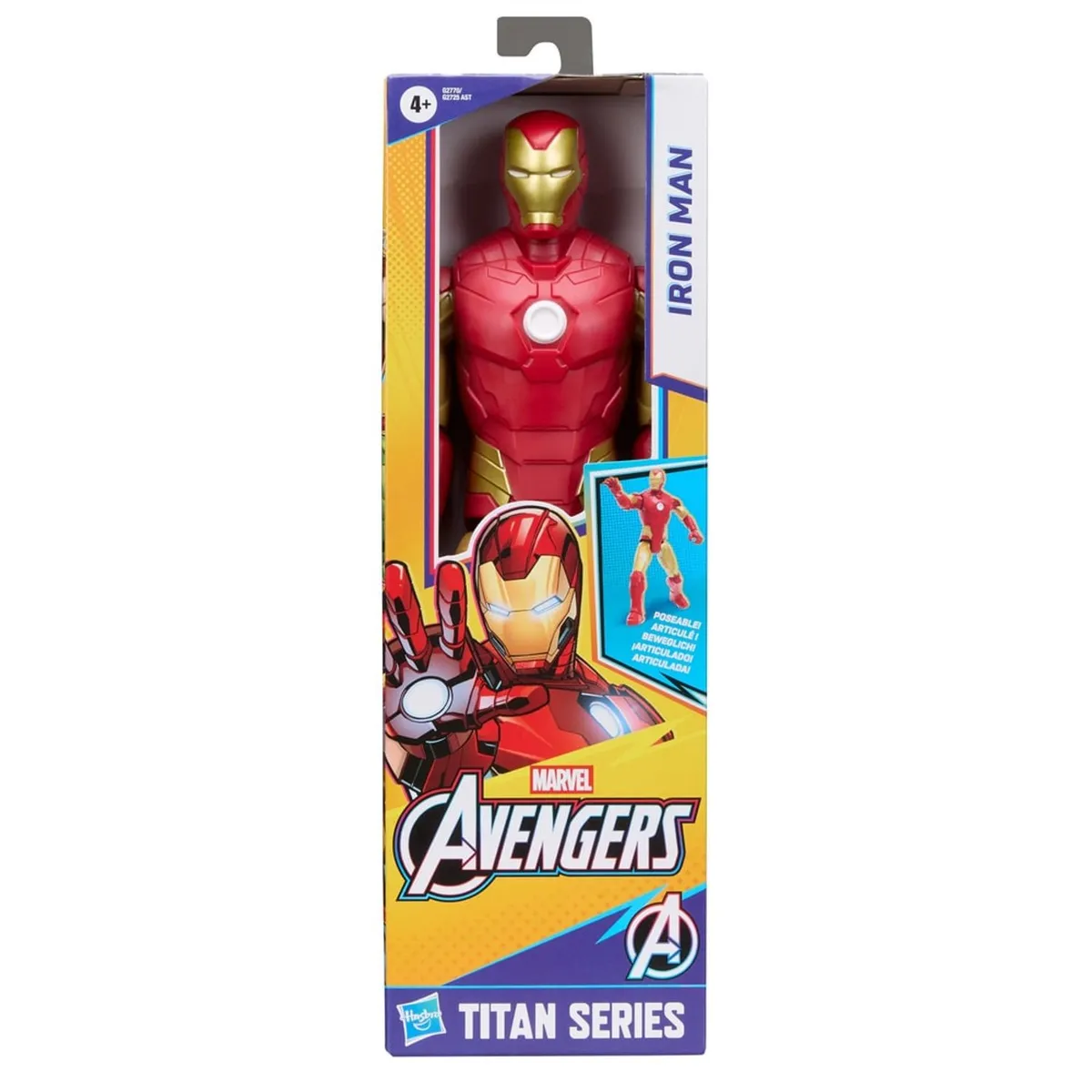 MARVEL - Figura de Acción Marvel Avengers Titan Series Iron Man