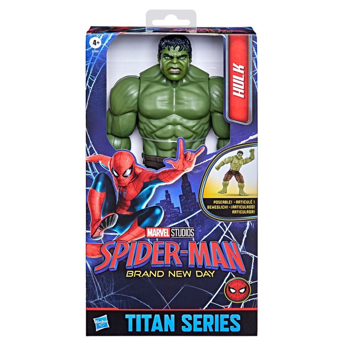 MARVEL - Figura de acción Spider-Man Brand New Day Titan Series Hulk