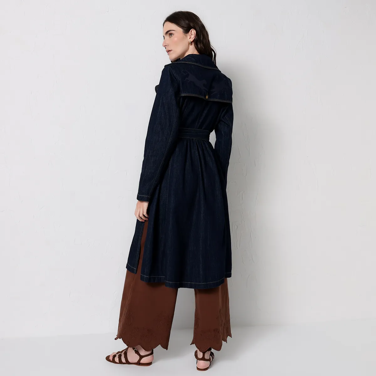 EUGENIA FERNANDEZ X FALABELLA - Abrigo Mujer de Algodón Eugenia Fernández x Falabella
