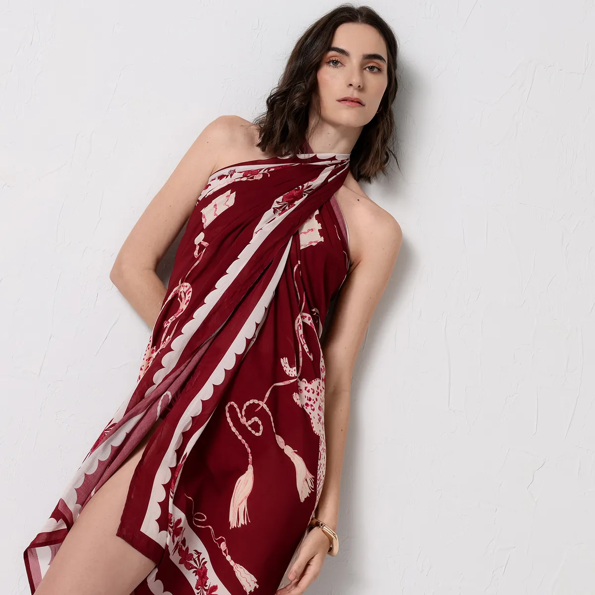 EUGENIA FERNANDEZ X FALABELLA - Salida de baño Pareo  Eugenia Fernández x Falabella