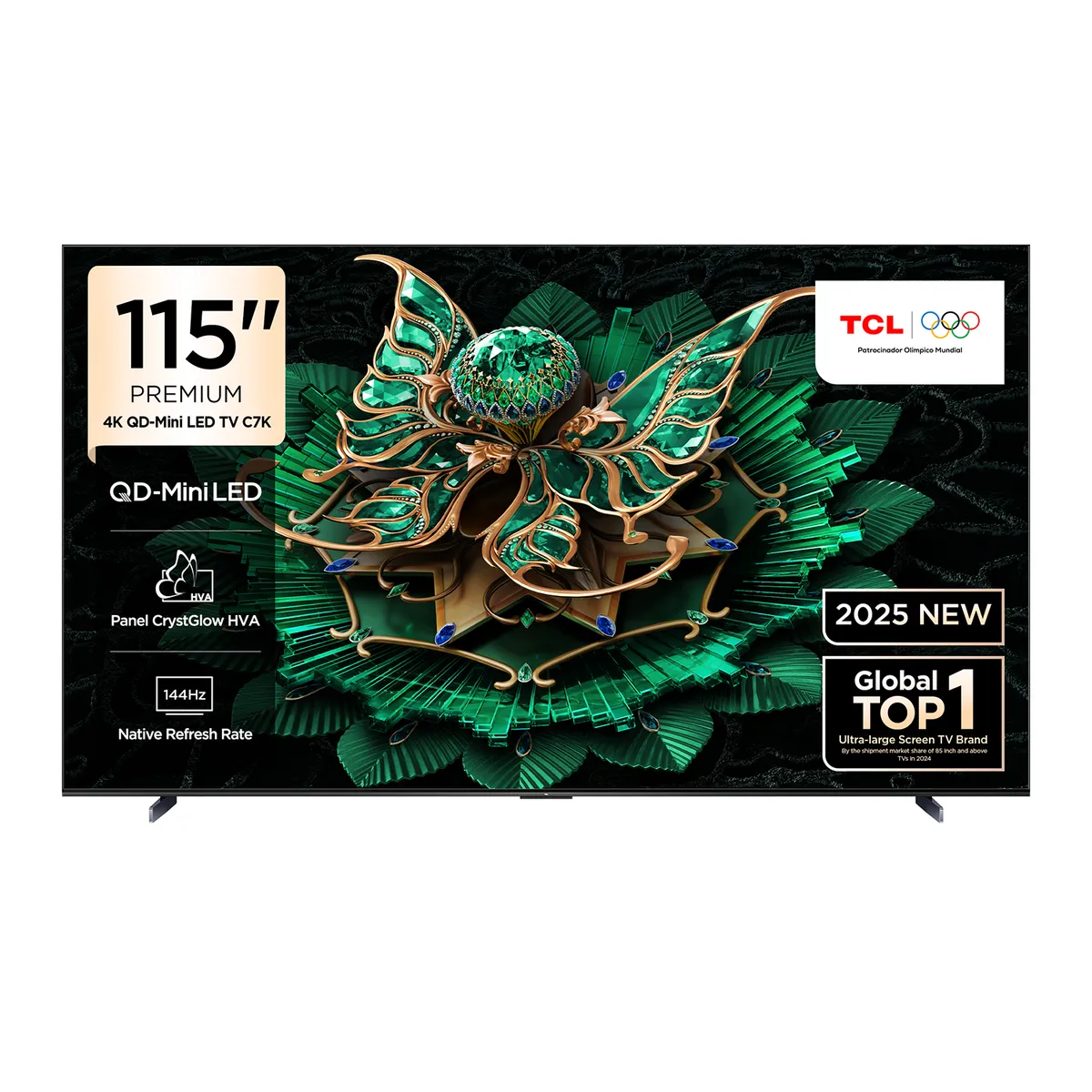 TCL - Televisor TCL | 115 pulgadas |4K UHD MINILED |115C7K | Google TV