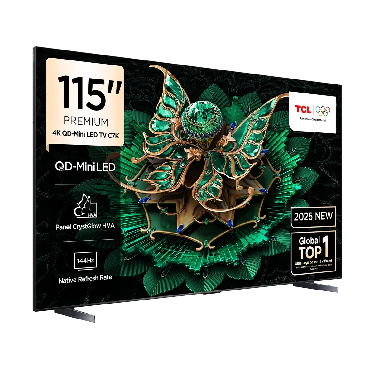 TCL - Televisor TCL | 115 pulgadas |4K UHD MINILED |115C7K | Google TV