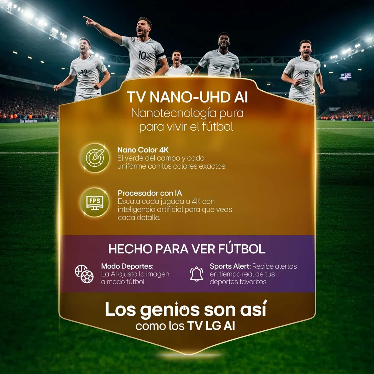 LG - Televisor LG 58 pulgadas NANO 4K UHD webOs26 LG channels gratís 58NU850BPSD 