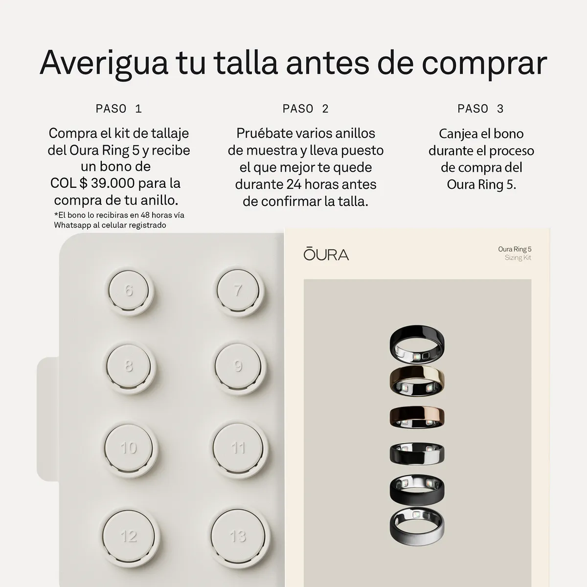 OURA - Anillo Inteligente Oura Ring 5