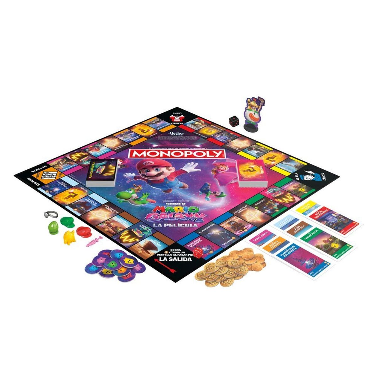 MONOPOLY - Juego de Mesa Monopoly: Super Mario Galaxy La Película