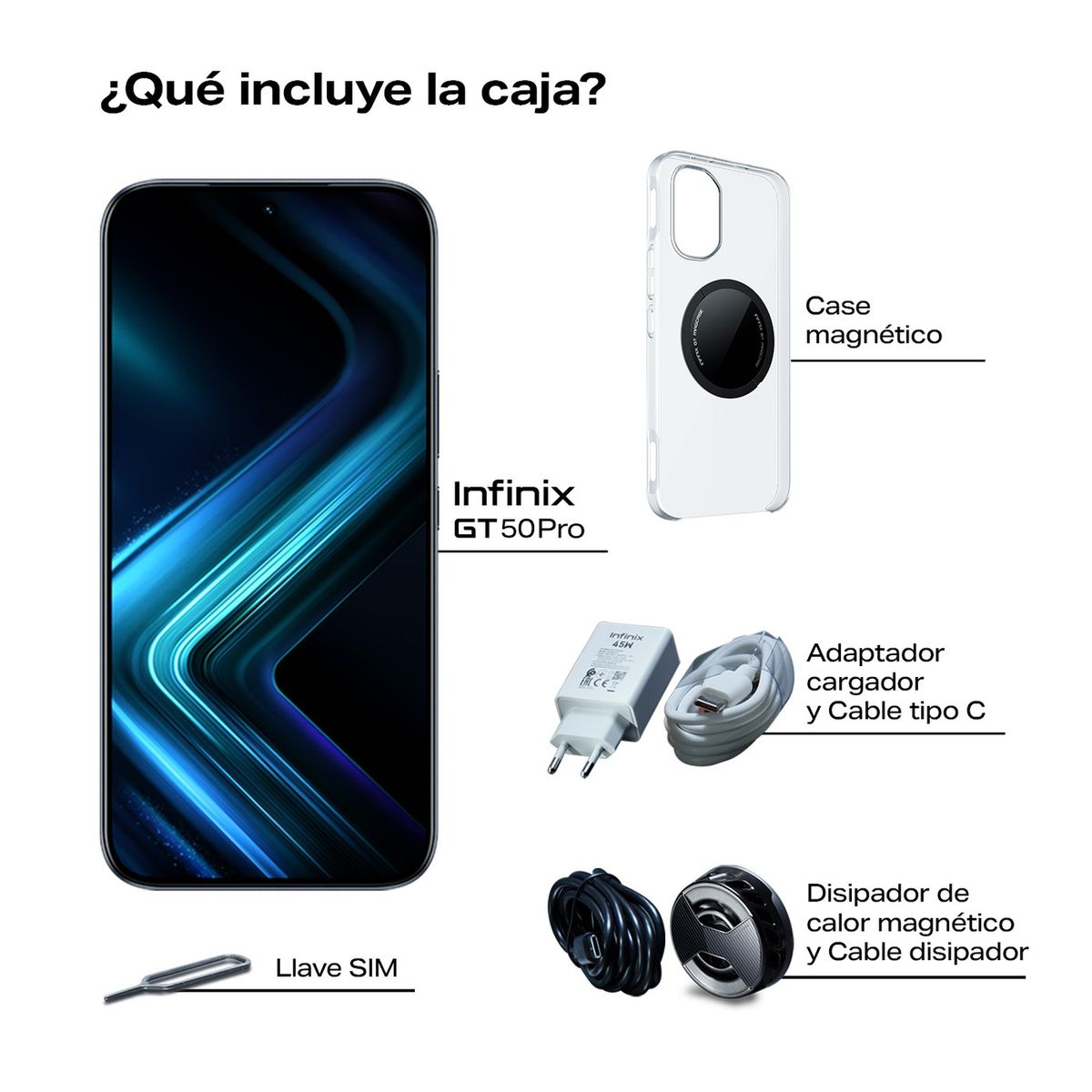 INFINIX - Celular Infinix GT 50 Pro I 5G I 12GB RAM I 256GB