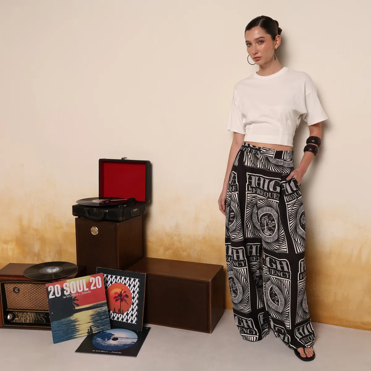MAYORGA X FALABELLA - Pantalón Wide Leg Mujer Mayorga X Falabella