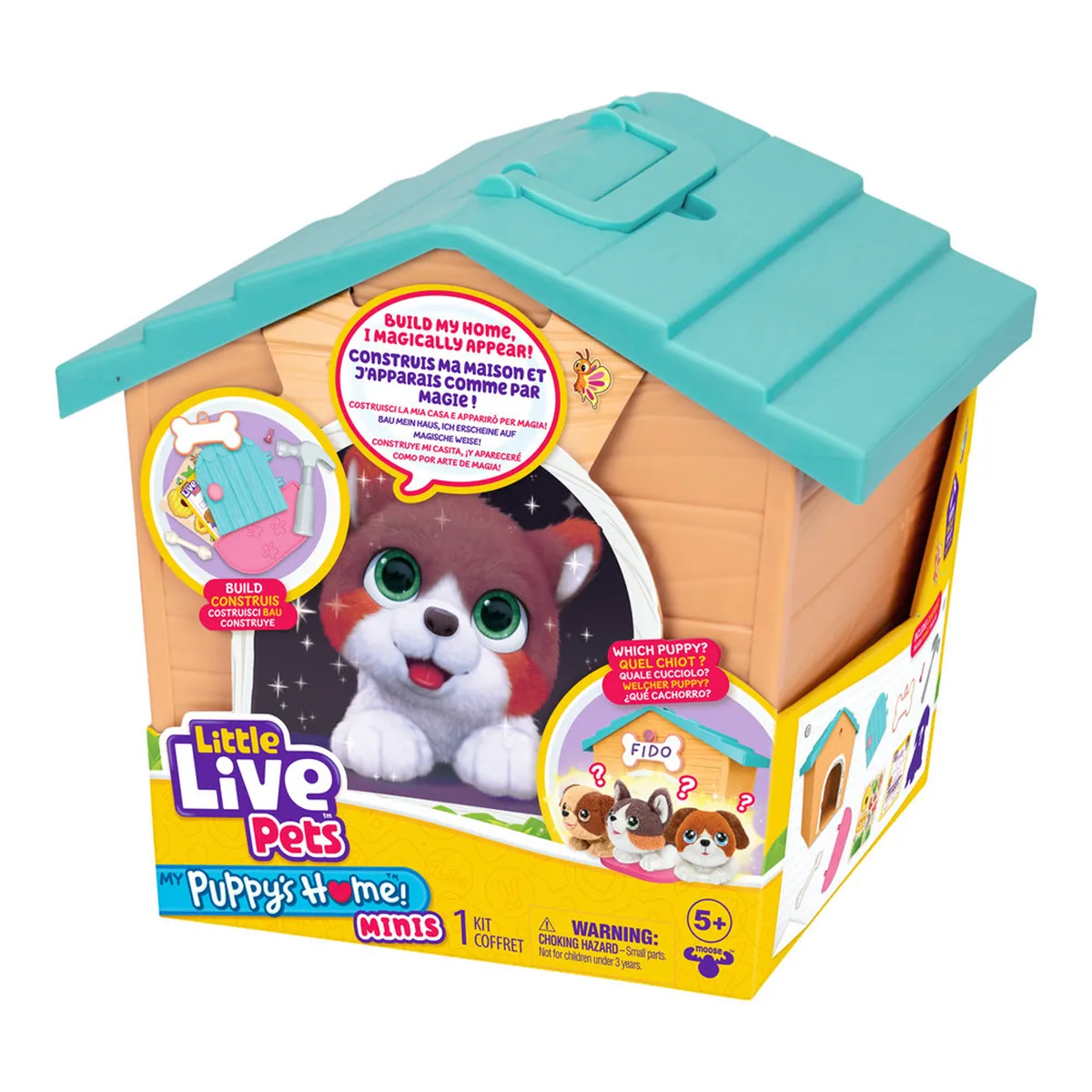LITTLE LIVE PETS - Casa Cachorritos Mini Set