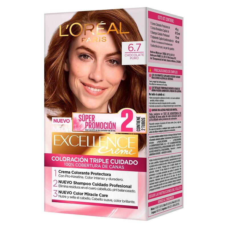 EXCELLENCE - Tintura Capilar Excellence Fortalecedor 238 g