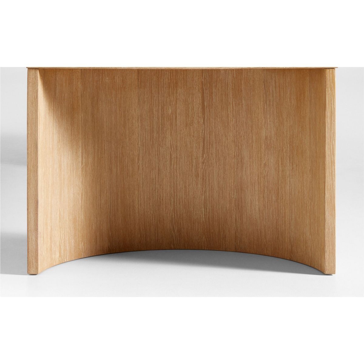 CRATE & BARREL - Base para Mesa de comedor Virage 8 puestos en Madera roble (No incluye Top para Mesa de comedor)