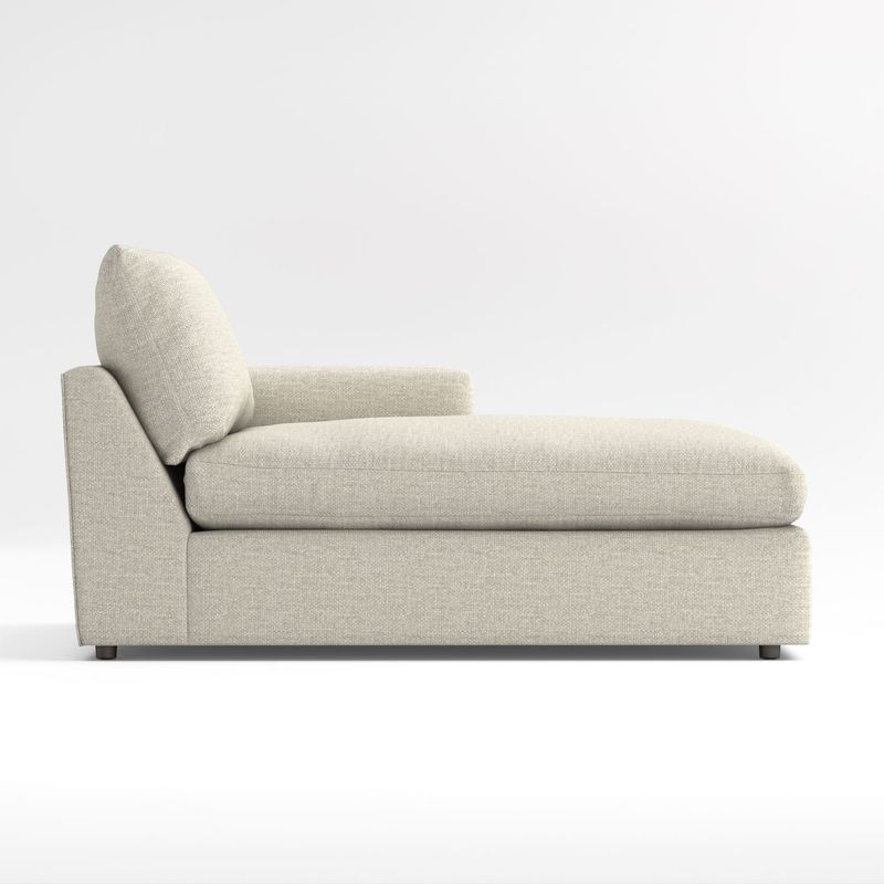 CRATE & BARREL - Chaise longue para Sofá en L Lounge Derecho en Tela (No incluye Pieza 1)