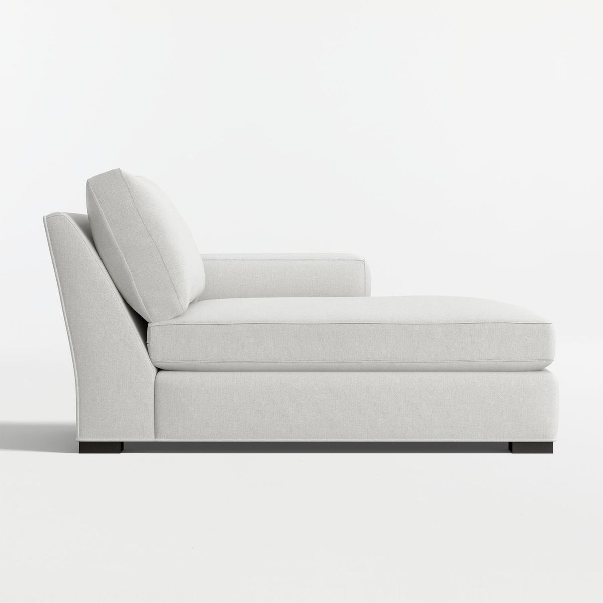 CRATE & BARREL - Chaise longue para Sofá en L Axis Derecho en Microfibra (No incluye Pieza 1)