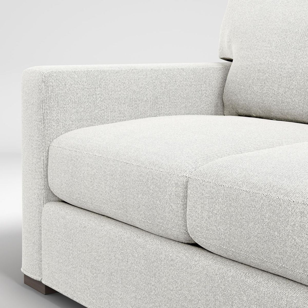CRATE & BARREL - Pieza 1 para Sofá en L Axis Derecho en Microfibra (No incluye Chaise longue)