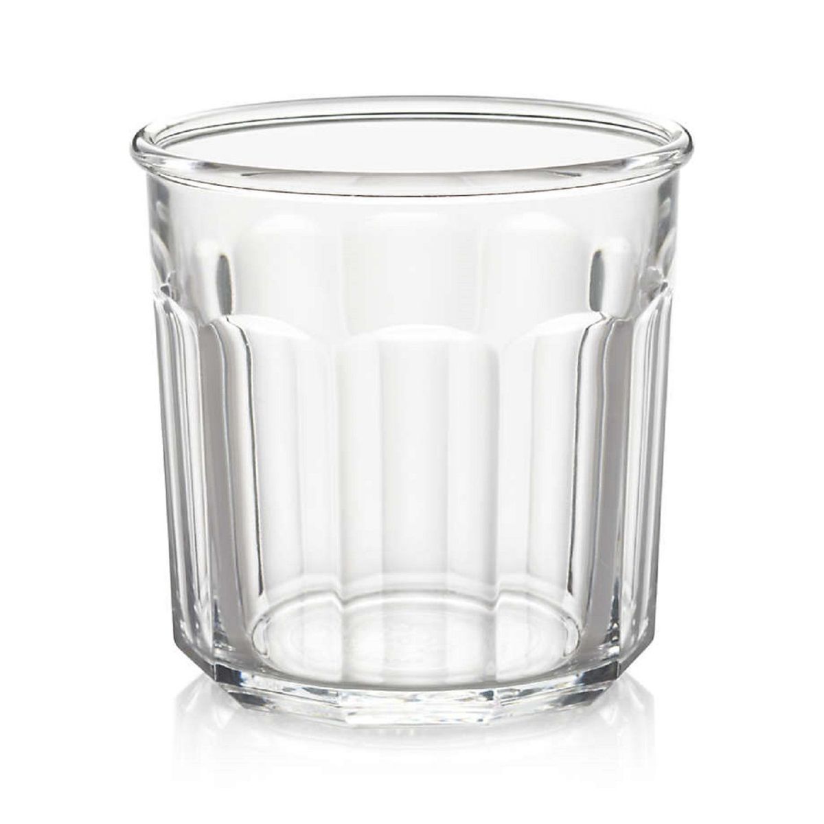 CRATE & BARREL - Vaso corto Working de Vidrio  14 oz