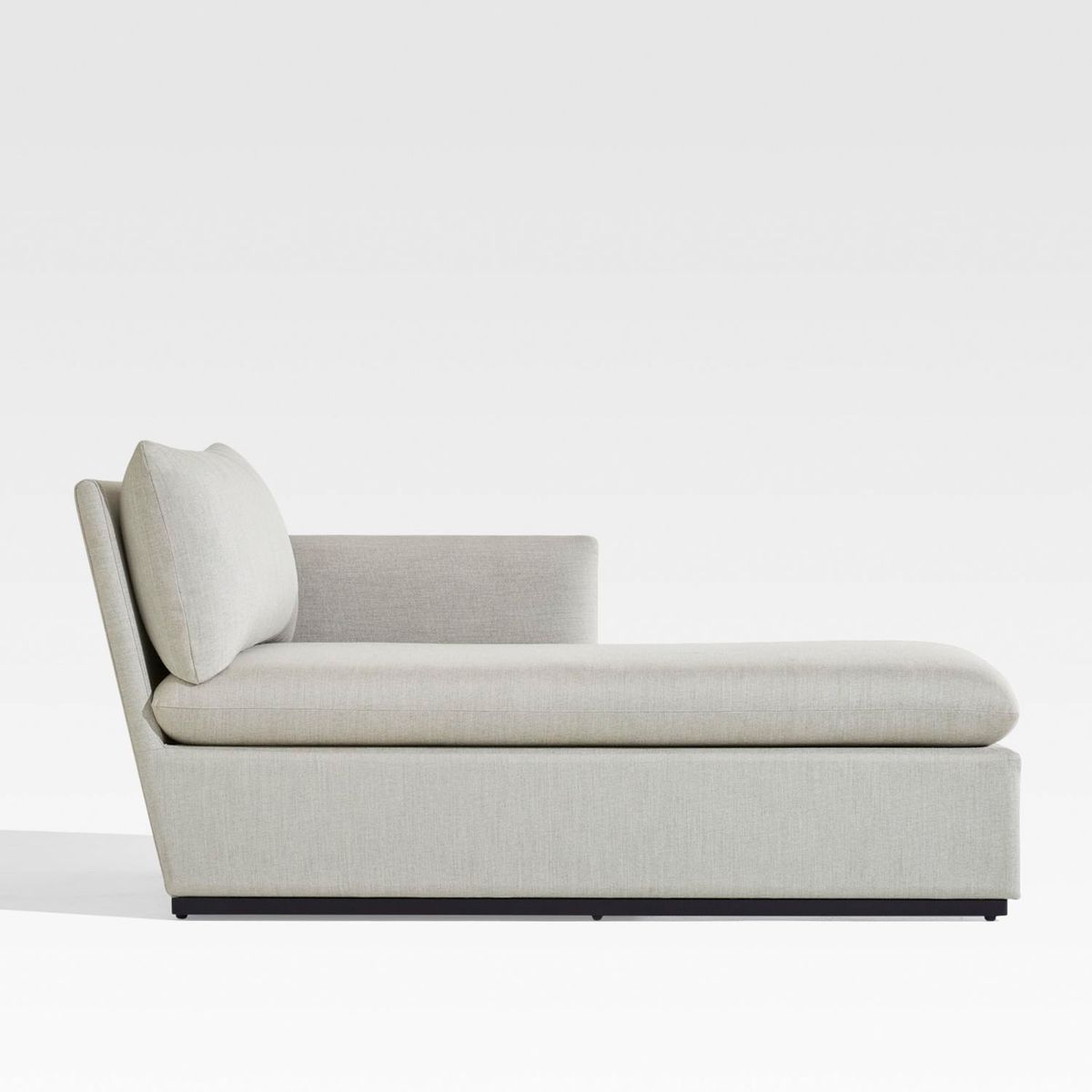 CRATE & BARREL - Chaise longue para Sofá en L Zuma Derecho en Tela (No incluye Pieza 1)