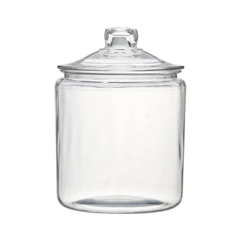 CRATE & BARREL - Contenedor 102806 Vidrio 24 cm x 18 cm