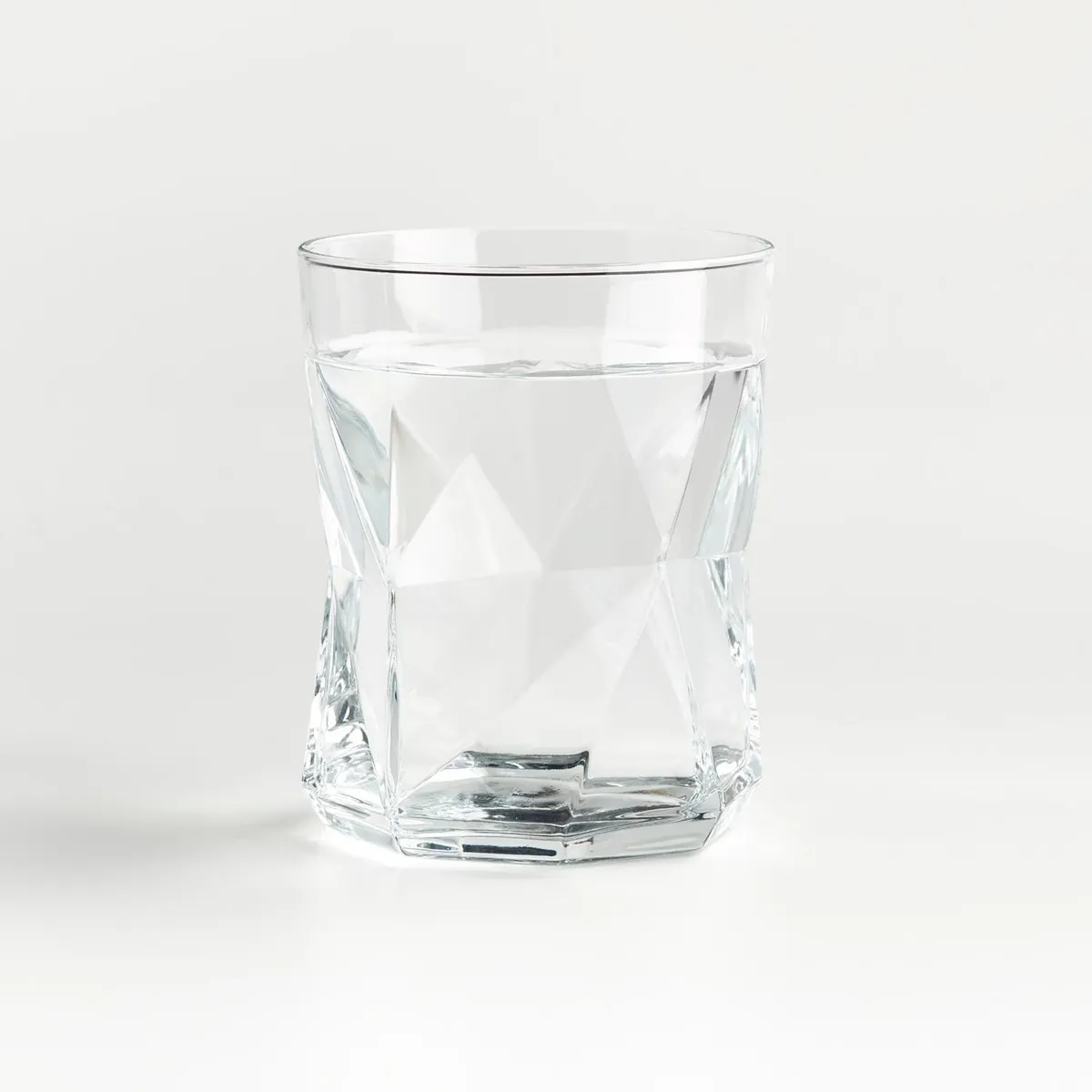 CRATE & BARREL - Vaso Corto Gem en Vidrio 414 ml