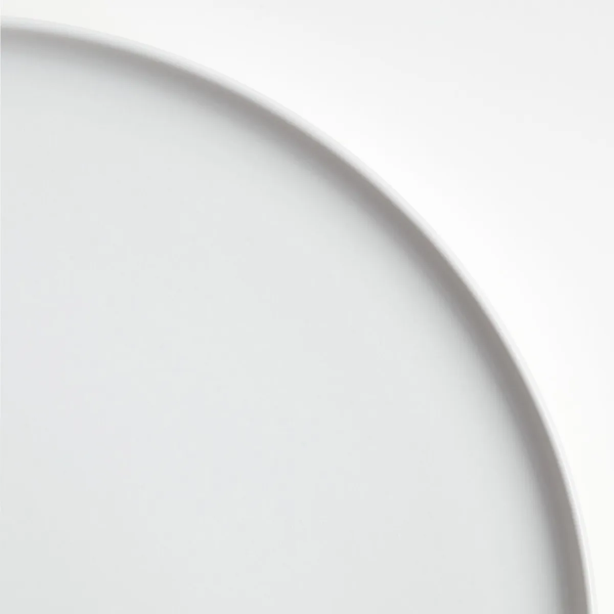 CRATE & BARREL - Plato Principal Wren en Gres Blanco 26 cm