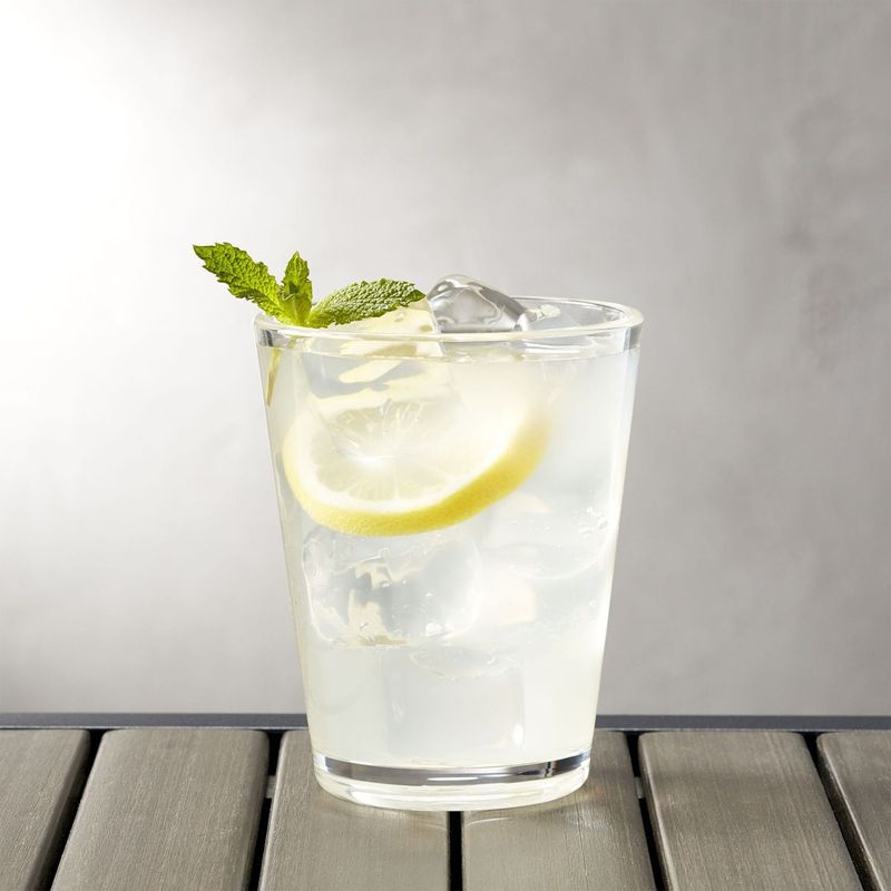 CRATE & BARREL - Vaso de Acrílico Pop de 444ml Transparente